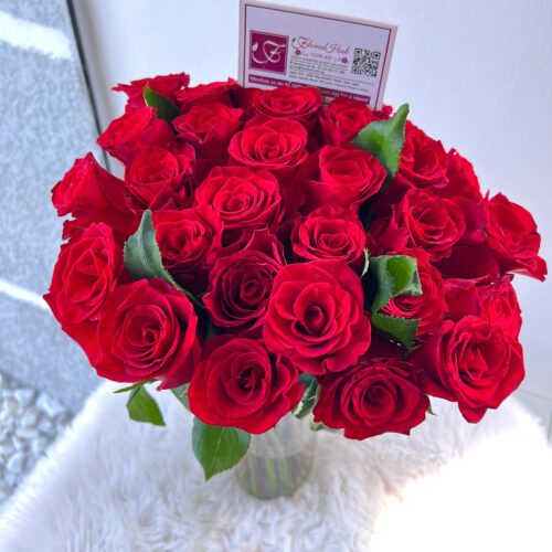 VIP Allure – Bouquet of Red Roses | Floral Hub - Buy flowers online in ...