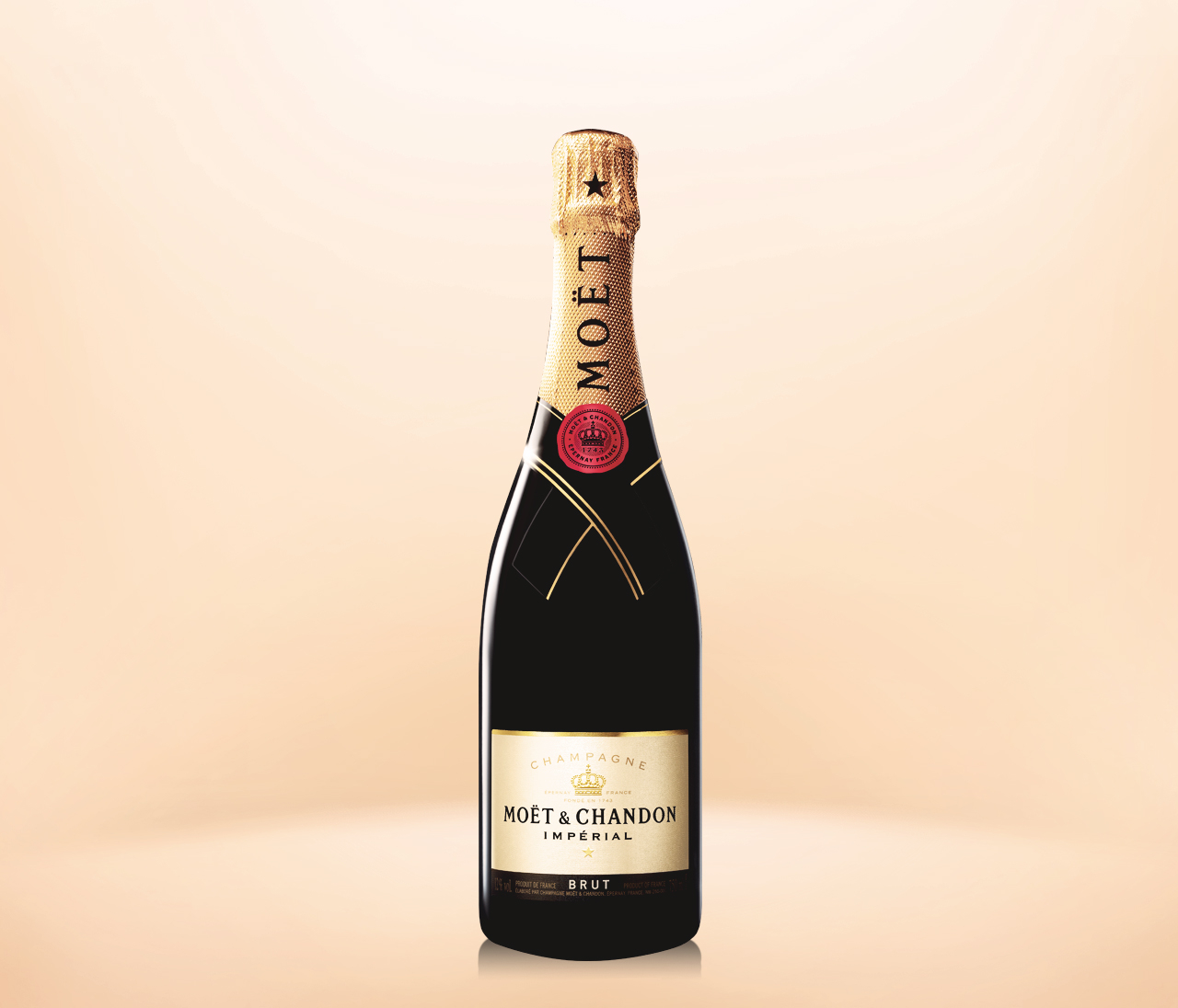 Moet & Chandon Imperial Brut Champagne Sparkling Wine from Champagne, France . . . more