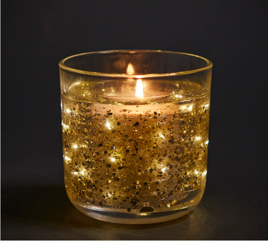 SCENTED CANDLE – NEROLI, LIME & BASIL LIGHT UP SCENTED CANDLE WITH LED LIGHT