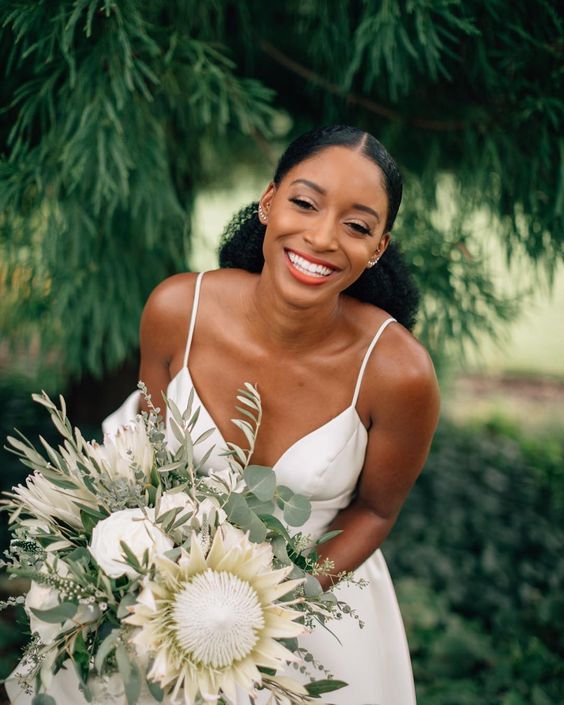 beautiful black bride