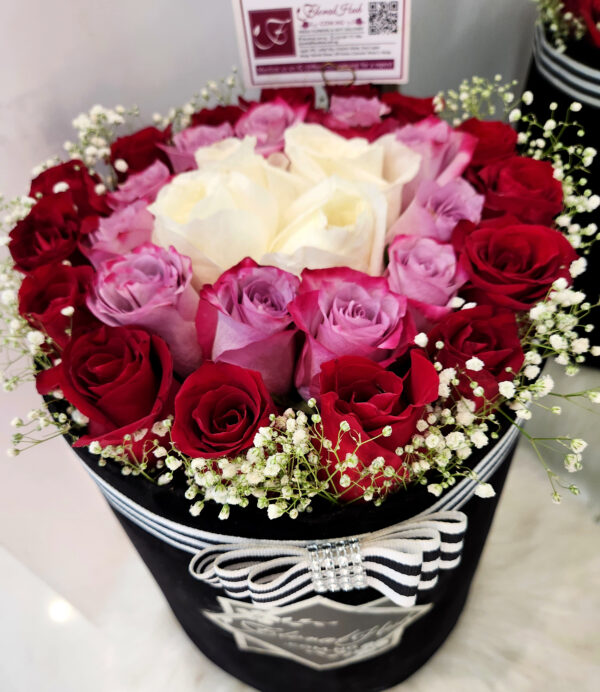 VIP Euphoria – Mixed Colours of Roses and Million Stars or Statice - Image 5